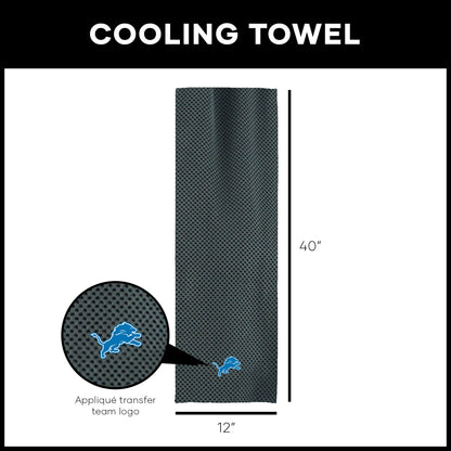 Detroit Lions Cooling Workout Towel Dimensions