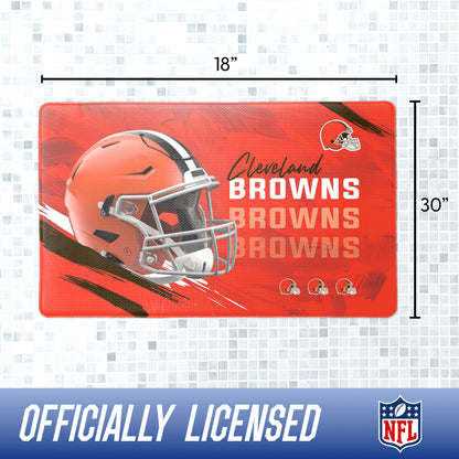 Cleveland Browns bath rug dimensions