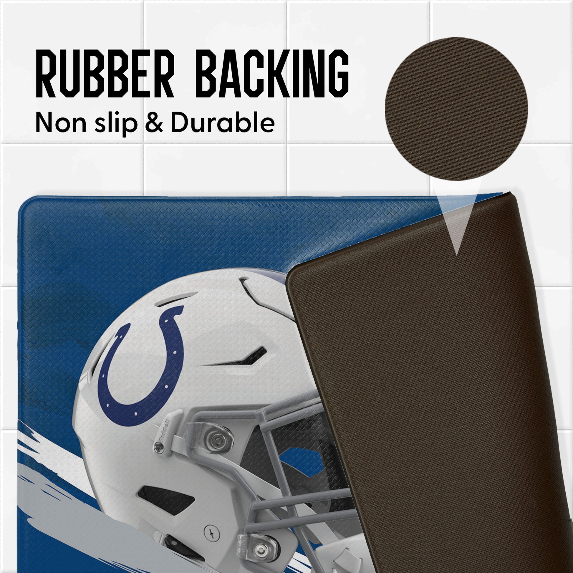 Indianapolis Colts embossed floor mat