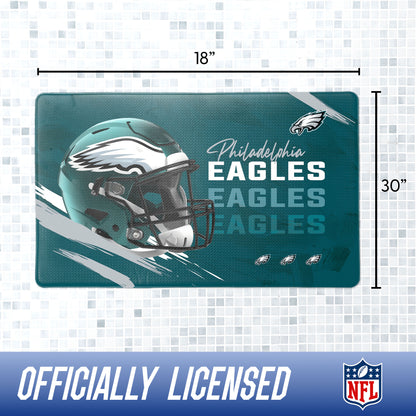 Philadelphia Eagles bath rug dimensions