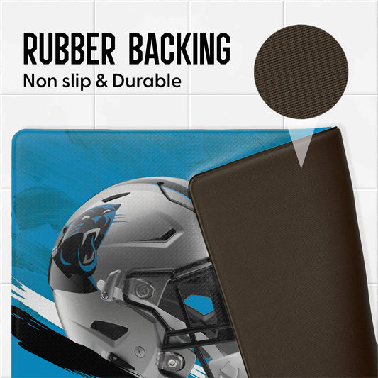 Carolina Panthers embossed floor mat