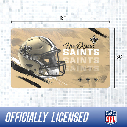 New Orleans Saints bath rug dimensions