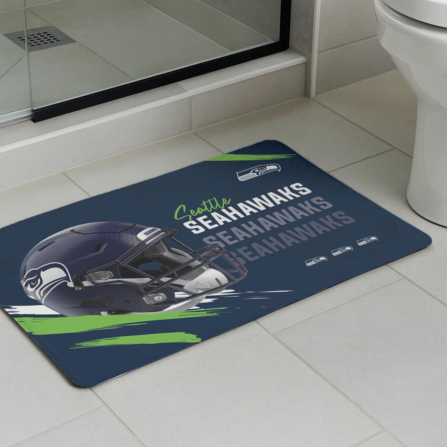 Seattle Seahawks bath mat