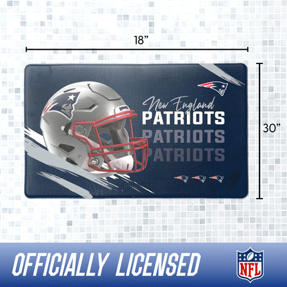 New England Patriots bath rug dimensions