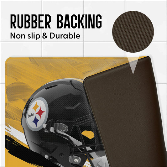Pittsburgh Steelers embossed floor mat