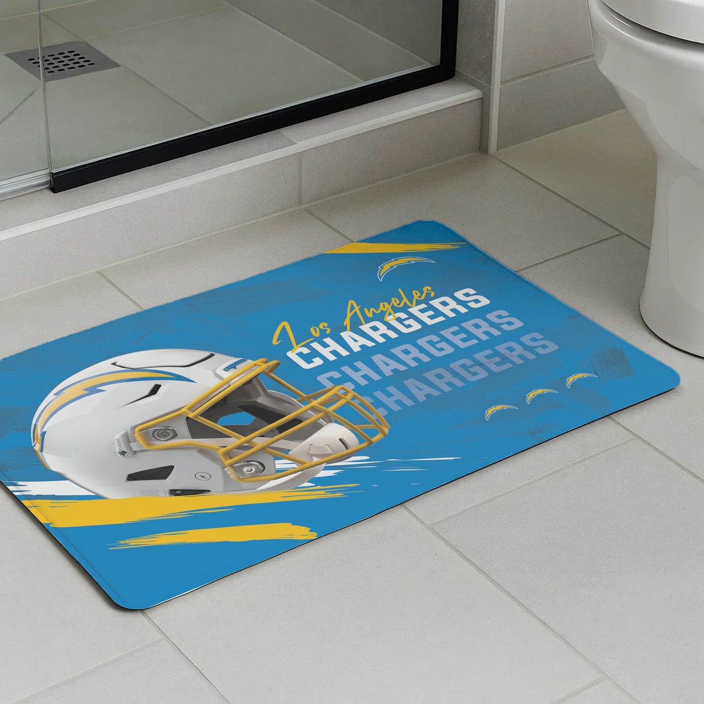 Los Angeles Chargers bath mat