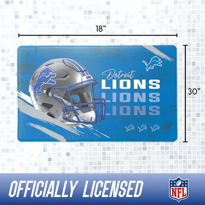 Detroit Lions bath rug dimensions