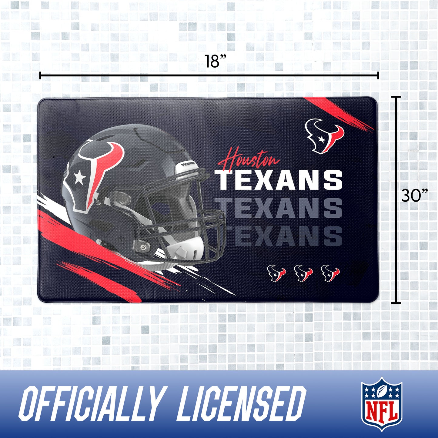 Houston Texans bath rug dimensions