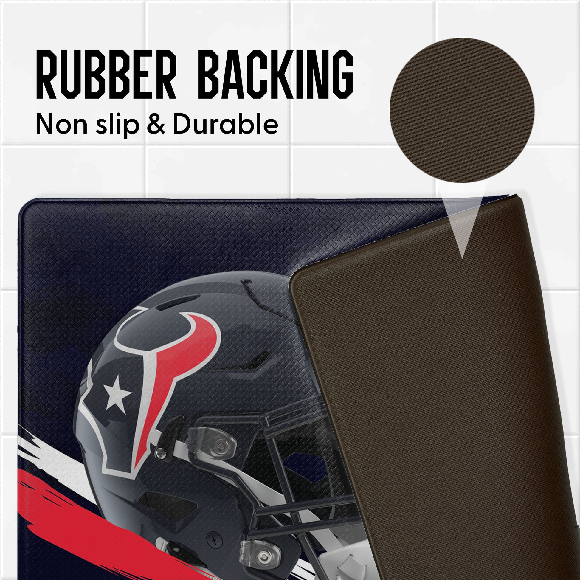 Houston Texans embossed floor mat