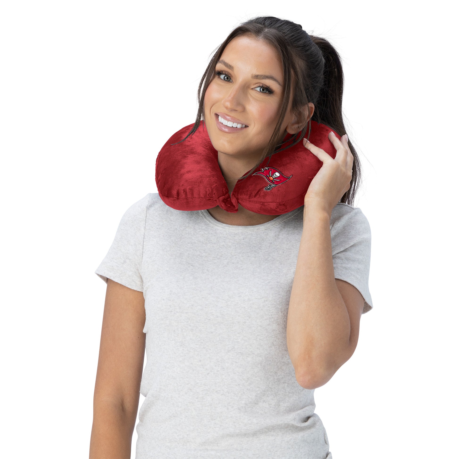 Tampa Bay Buccaneers Travel Neck Roll Pillow