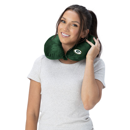 Green Bay Packers Travel Neck Roll Pillow