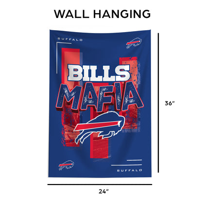 Buffalo Bills BILLS MAFIA wall tapestry dimensions