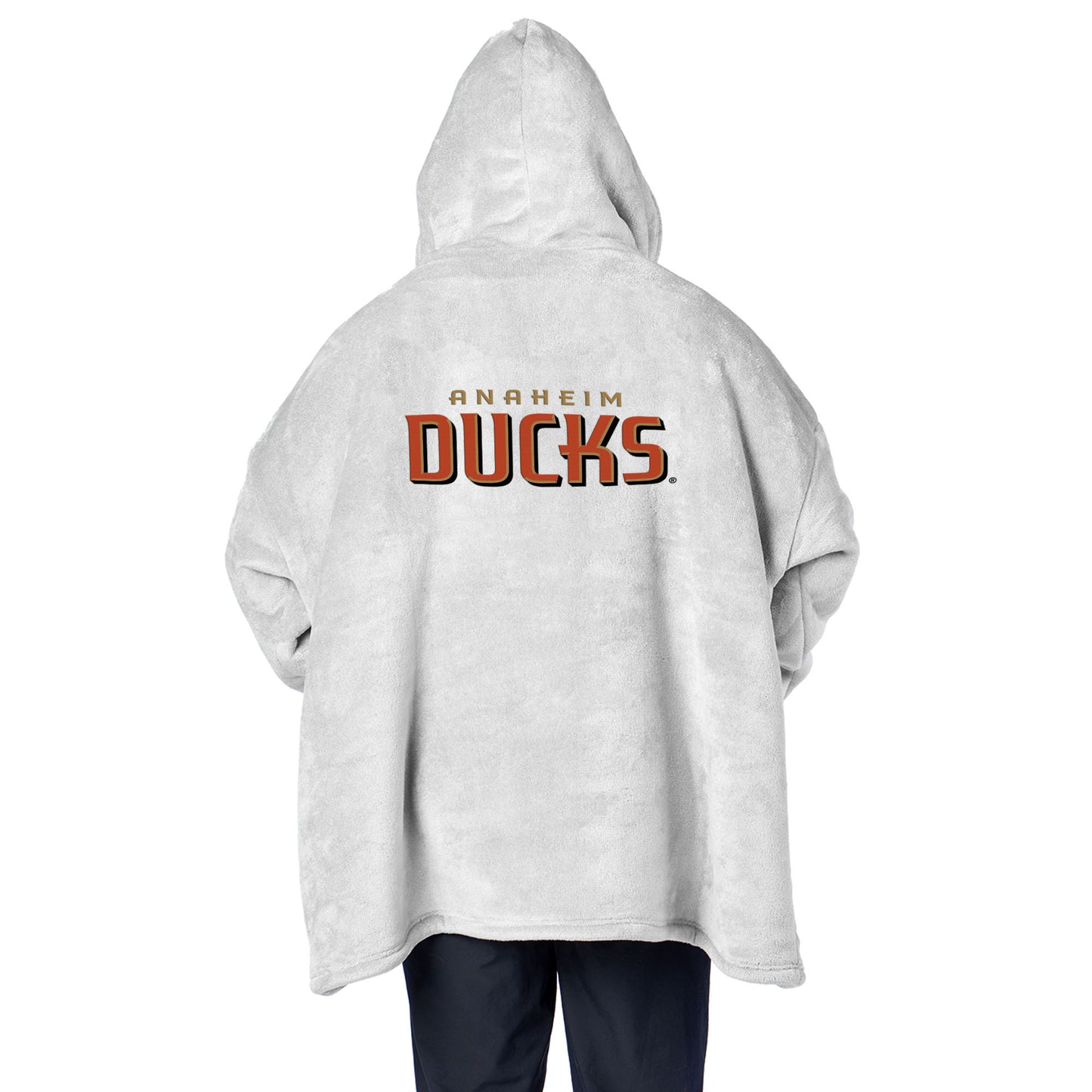 Anaheim Ducks fleece hoody back