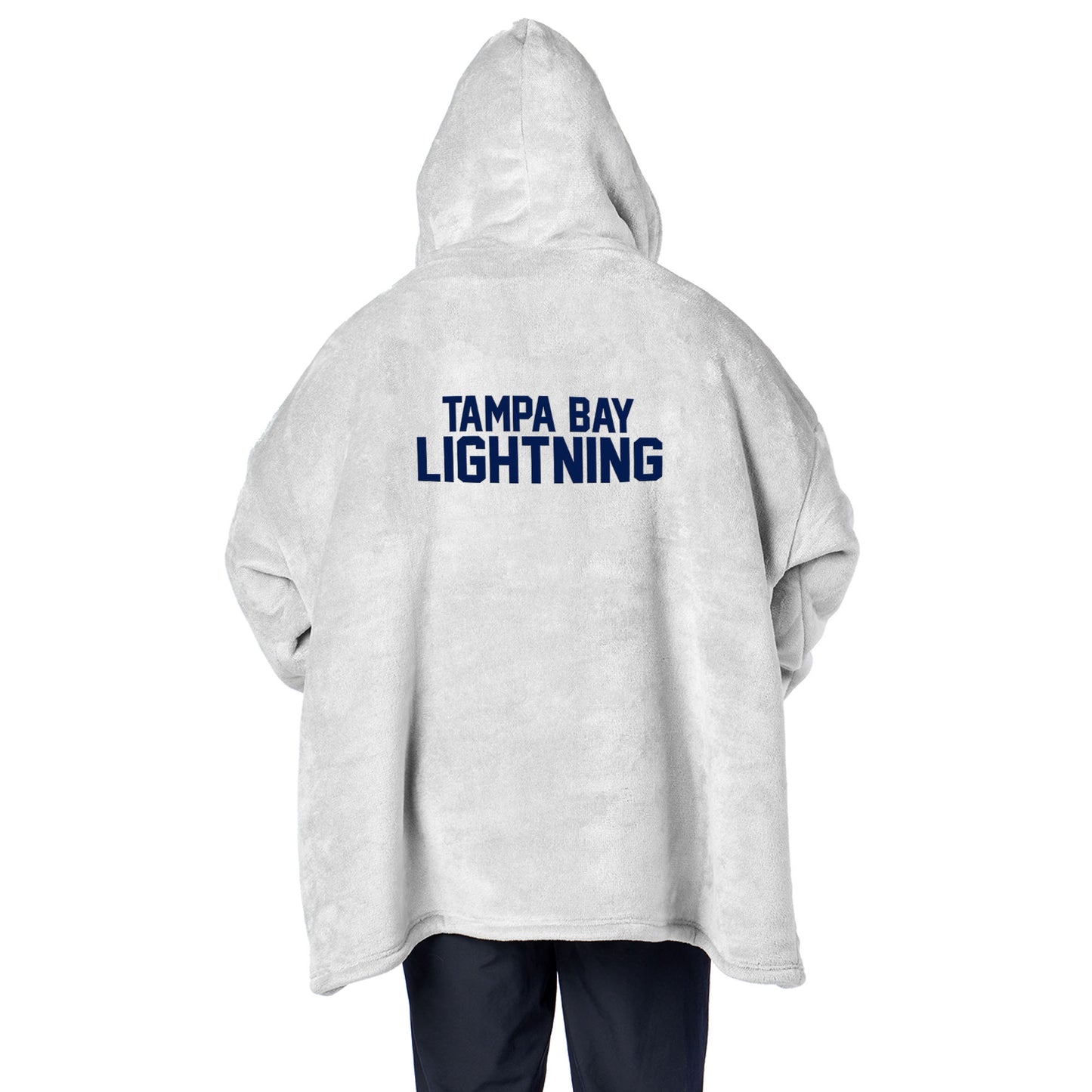 Tampa Bay Lightning fleece hoody back