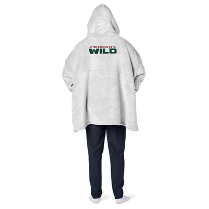 Minnesota Wild fleece hoody back