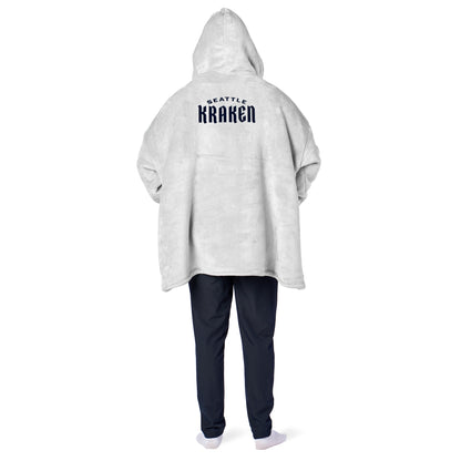 Seattle Kraken fleece hoody back