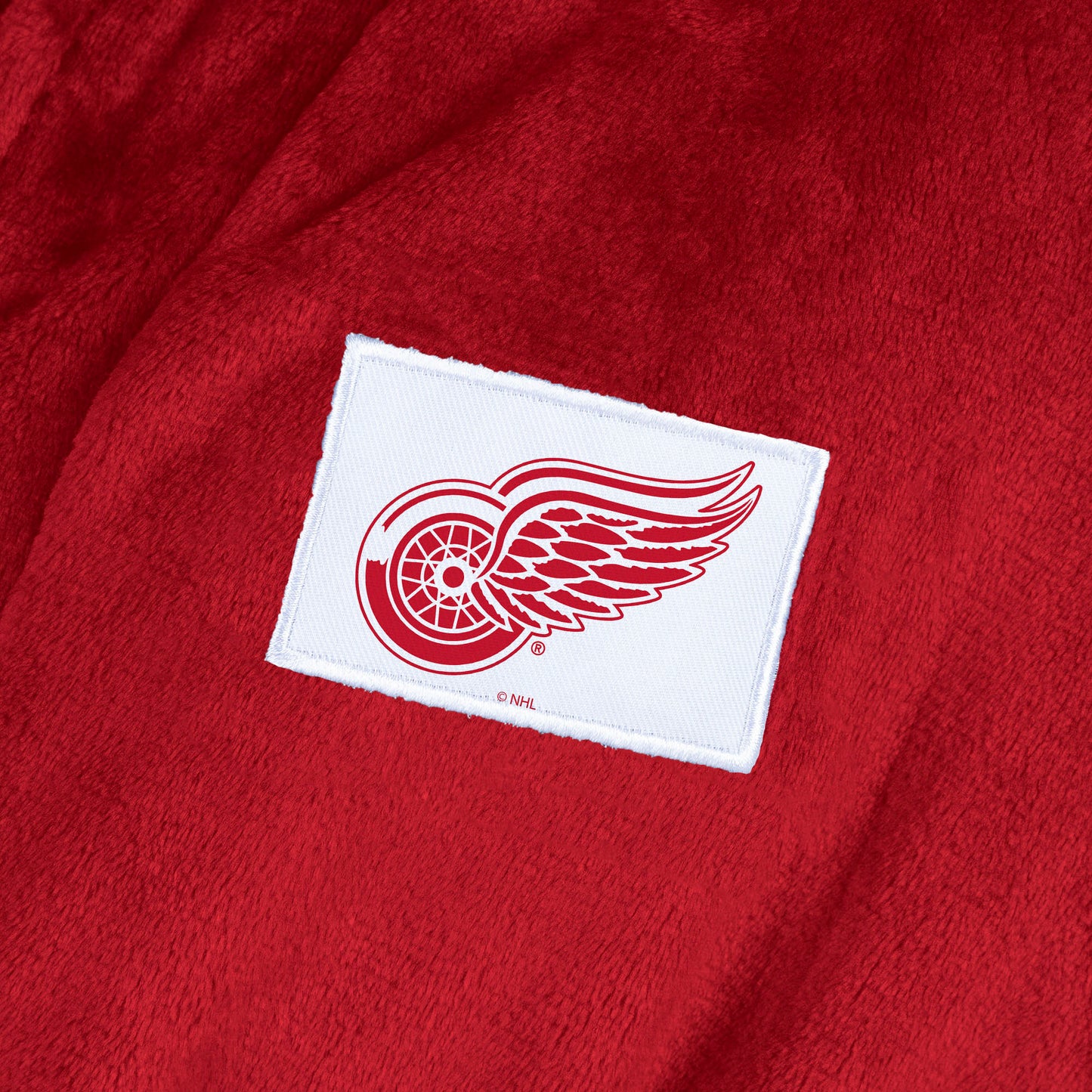 Detroit Red Wings Womens SHERPA bathrobe patch