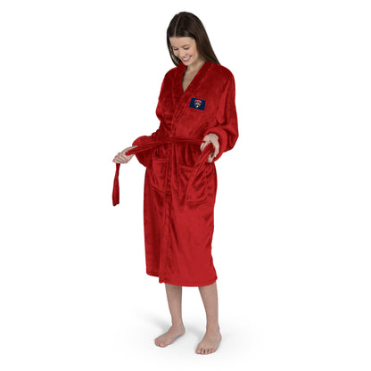 Florida Panthers Womens SHERPA bathrobe