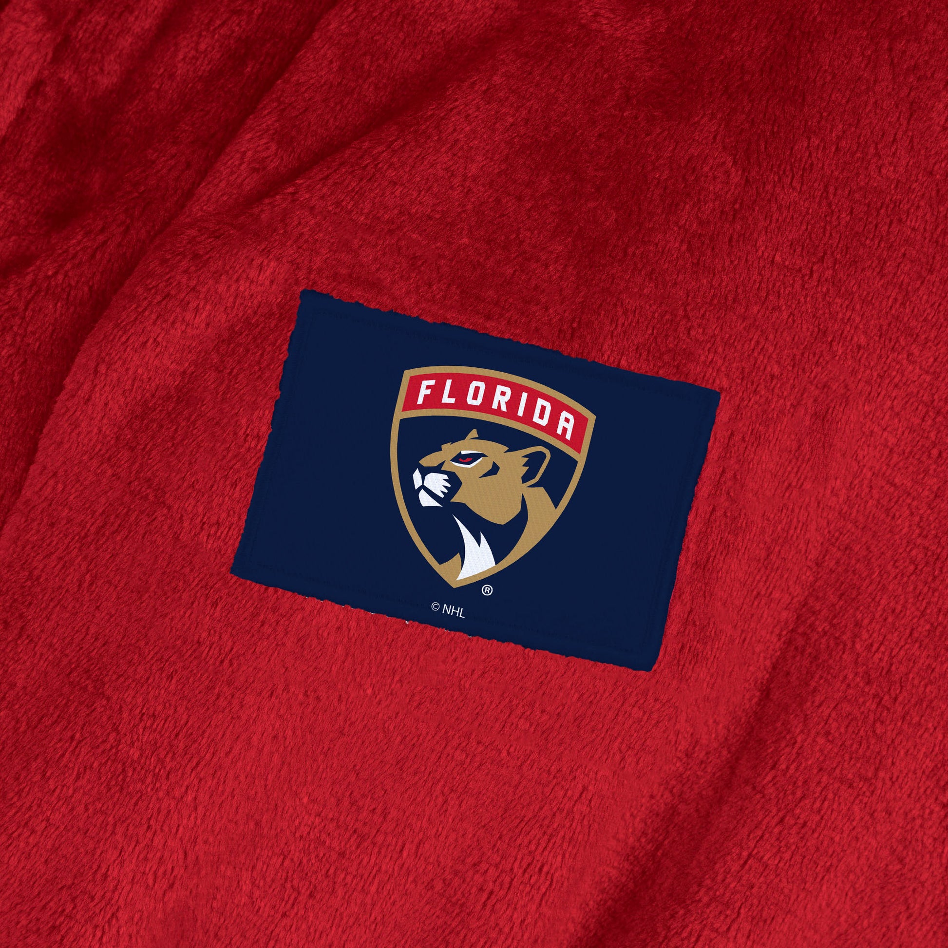 Florida Panthers Womens SHERPA bathrobe patch