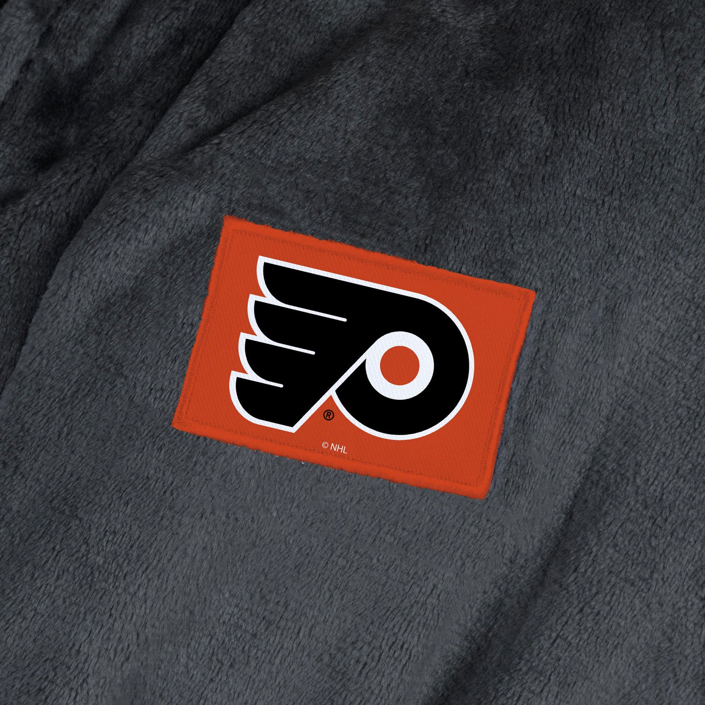 Philadelphia Flyers Womens SHERPA bathrobe patch
