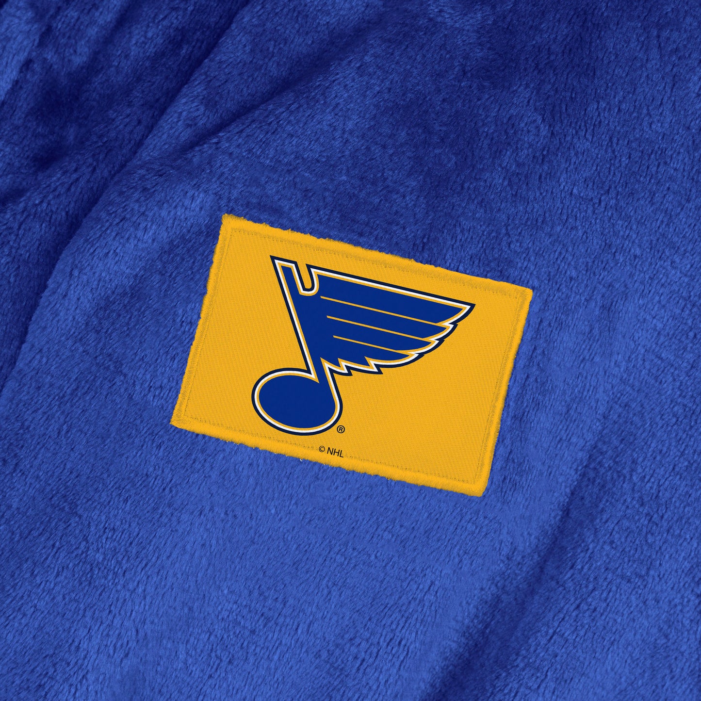 St. Louis Blues Womens SHERPA bathrobe patch