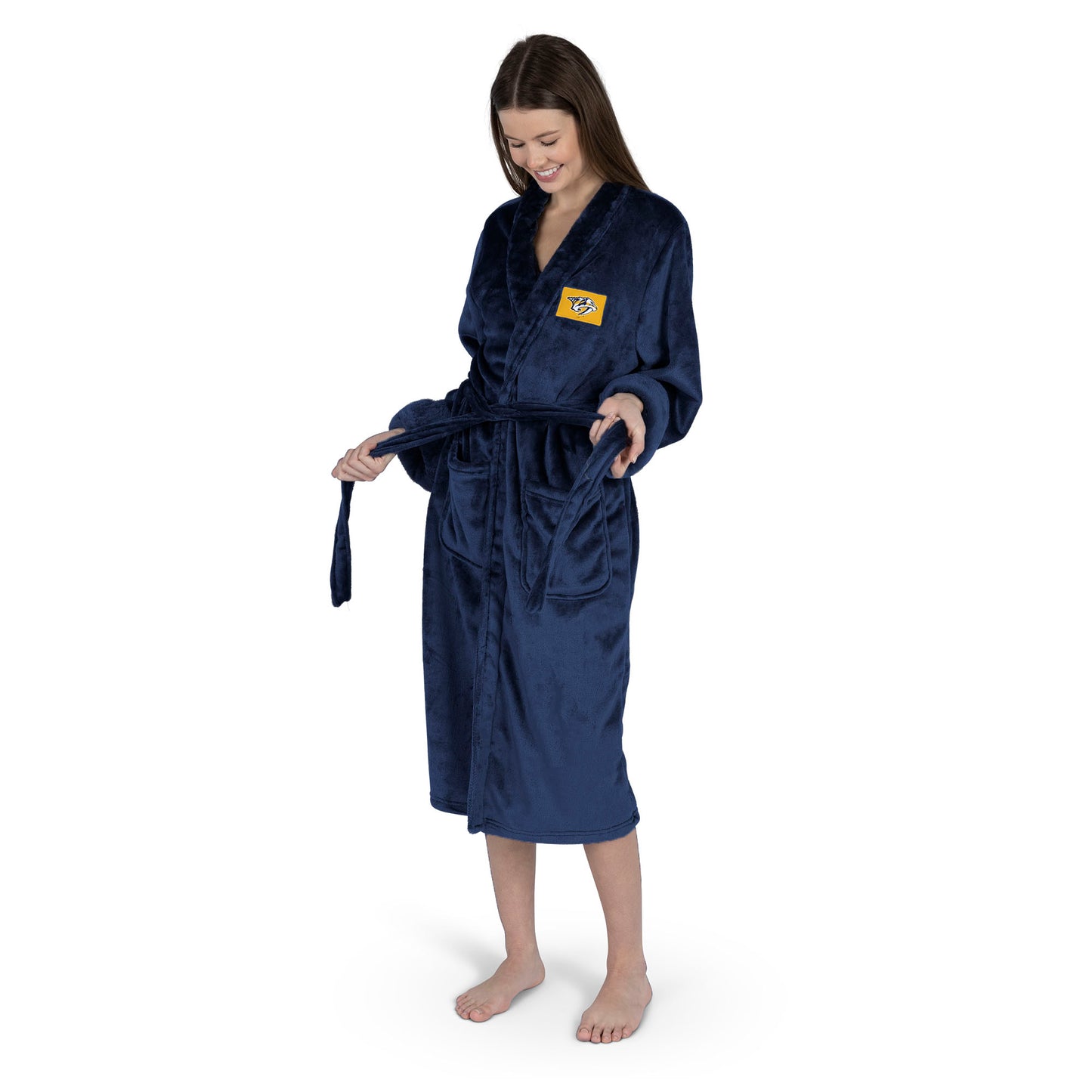 Nashville Predators Womens SHERPA bathrobe