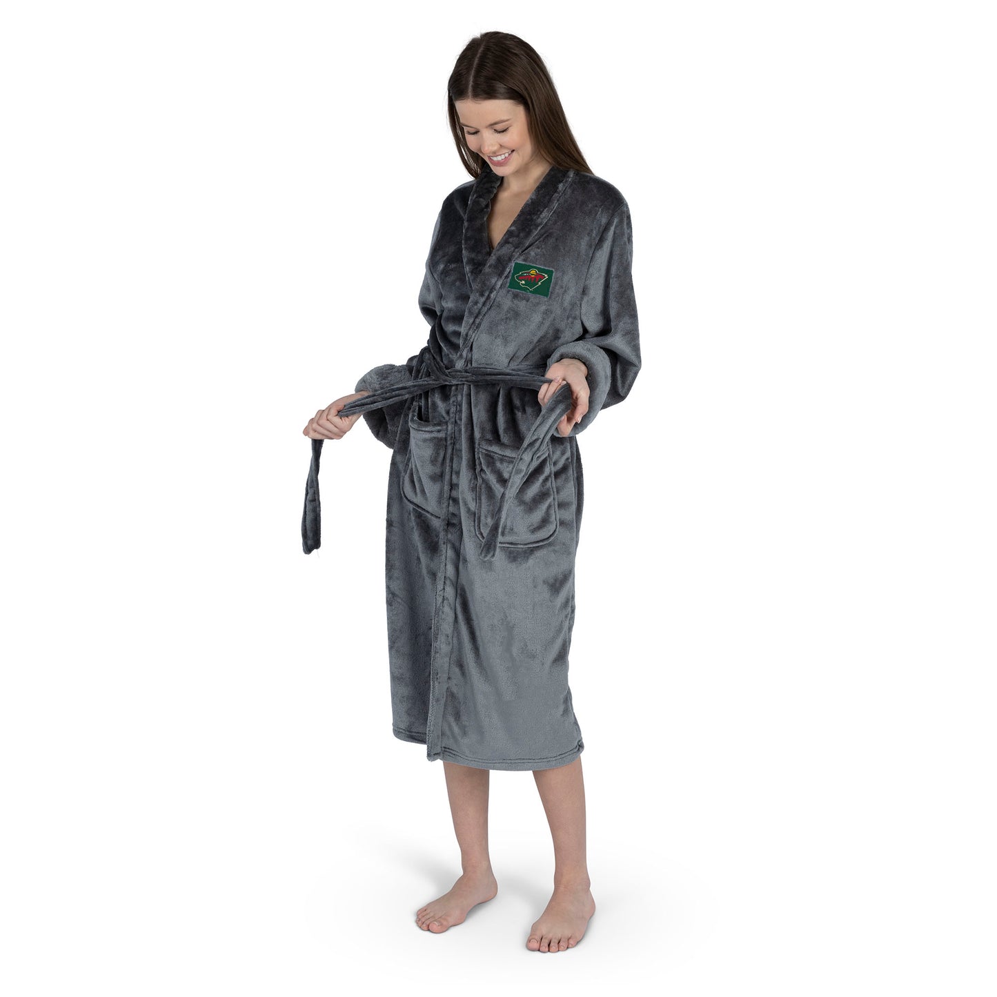 Minnesota Wild Womens SHERPA bathrobe