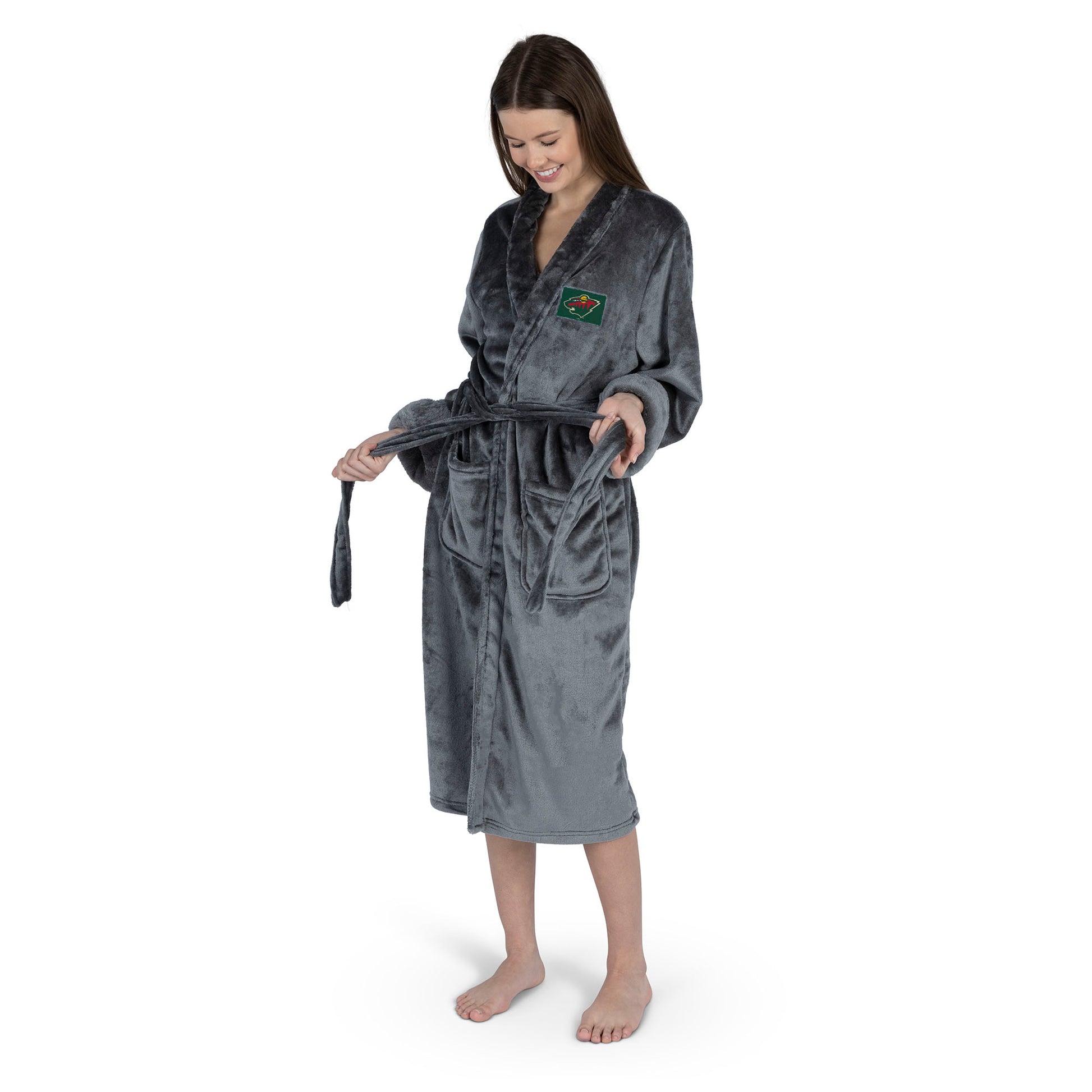 Minnesota Wild Womens SHERPA bathrobe