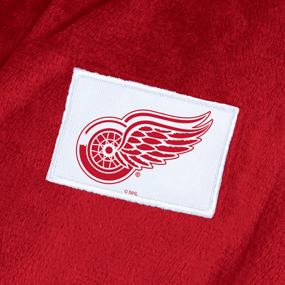 Detroit Red Wings team color bathrobe patch