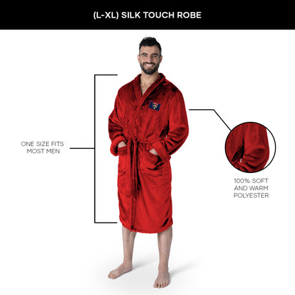 Florida Panthers silk touch team color bathrobe dimensions