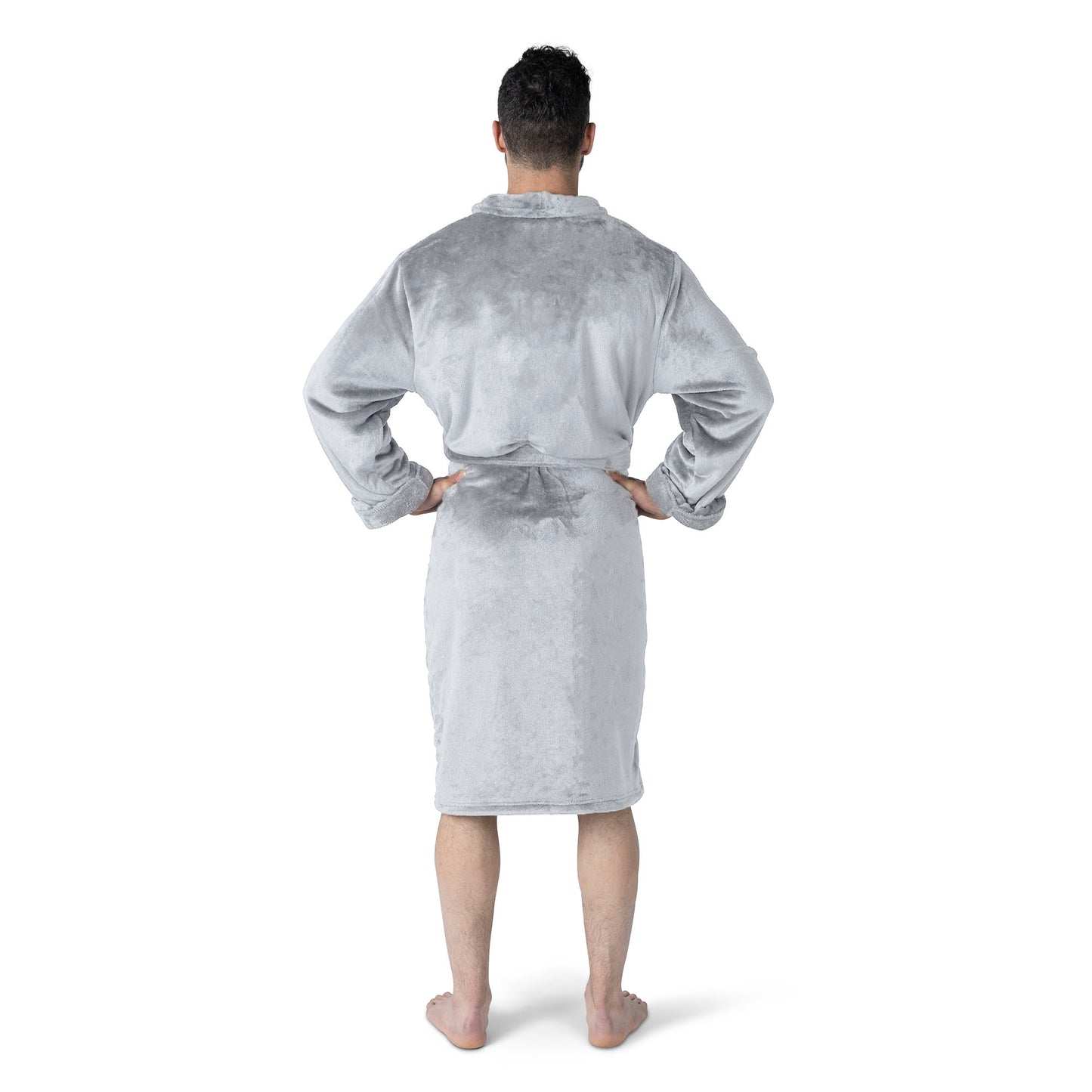 Montreal Canadiens silk touch team color bathrobe Back