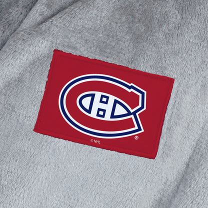 Montreal Canadiens team color bathrobe patch