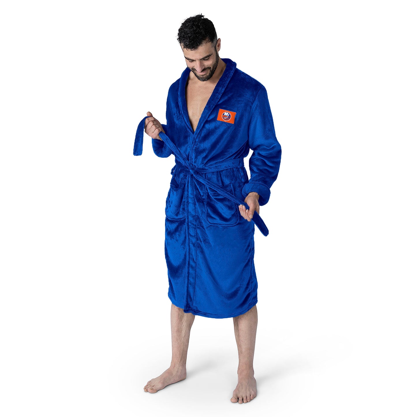 New York Islanders silk touch team color bathrobe