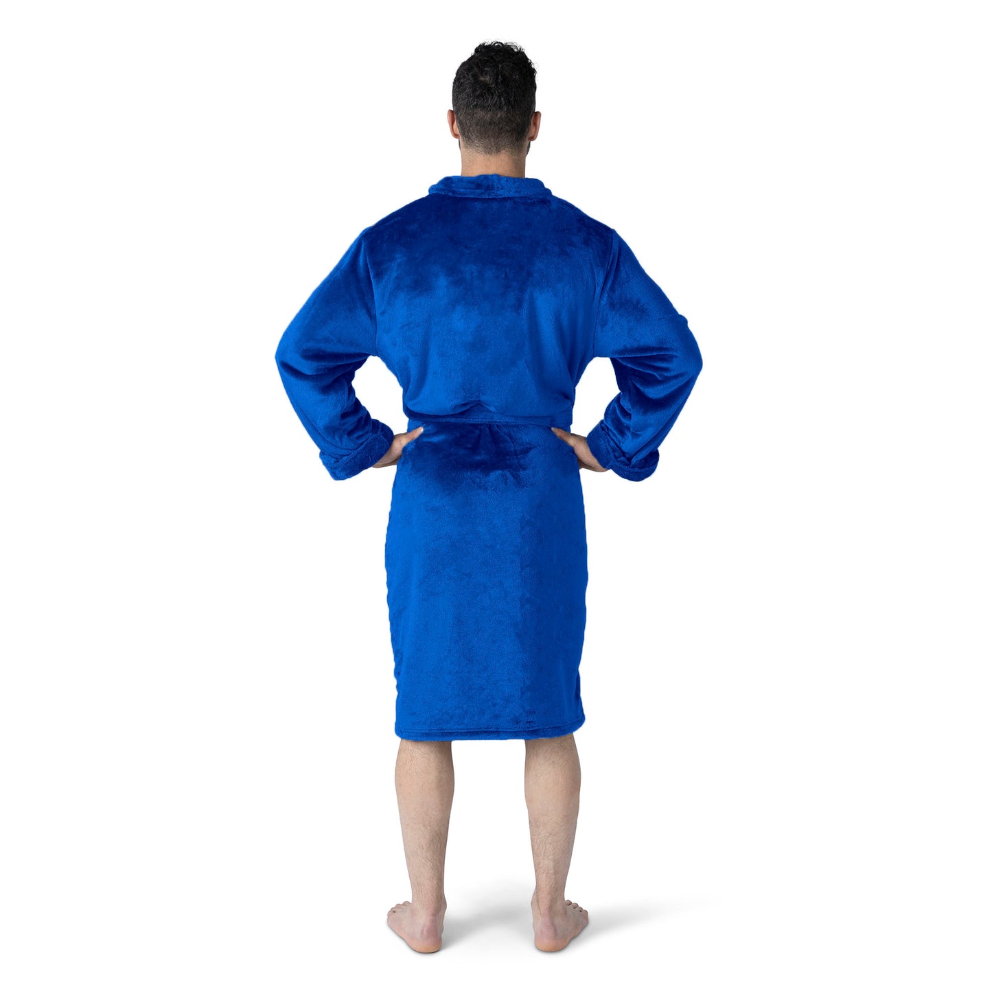 St. Louis Blues silk touch team color bathrobe Back