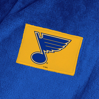 St. Louis Blues team color bathrobe patch