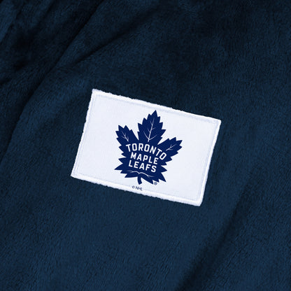 Toronto Maple Leafs team color bathrobe patch