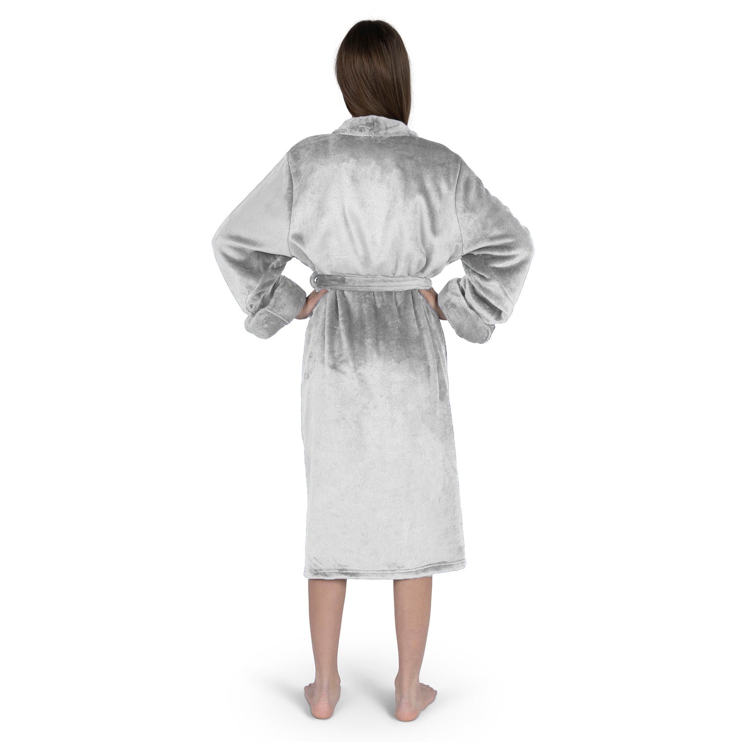 Tampa Bay Lightning Womens SHERPA bathrobe back