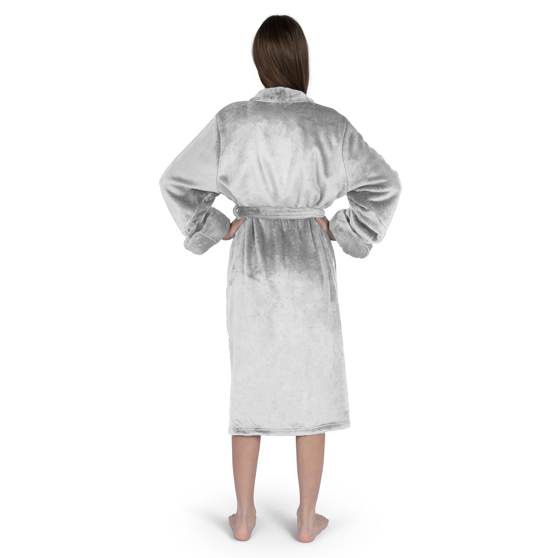 Tampa Bay Lightning Womens SHERPA bathrobe back
