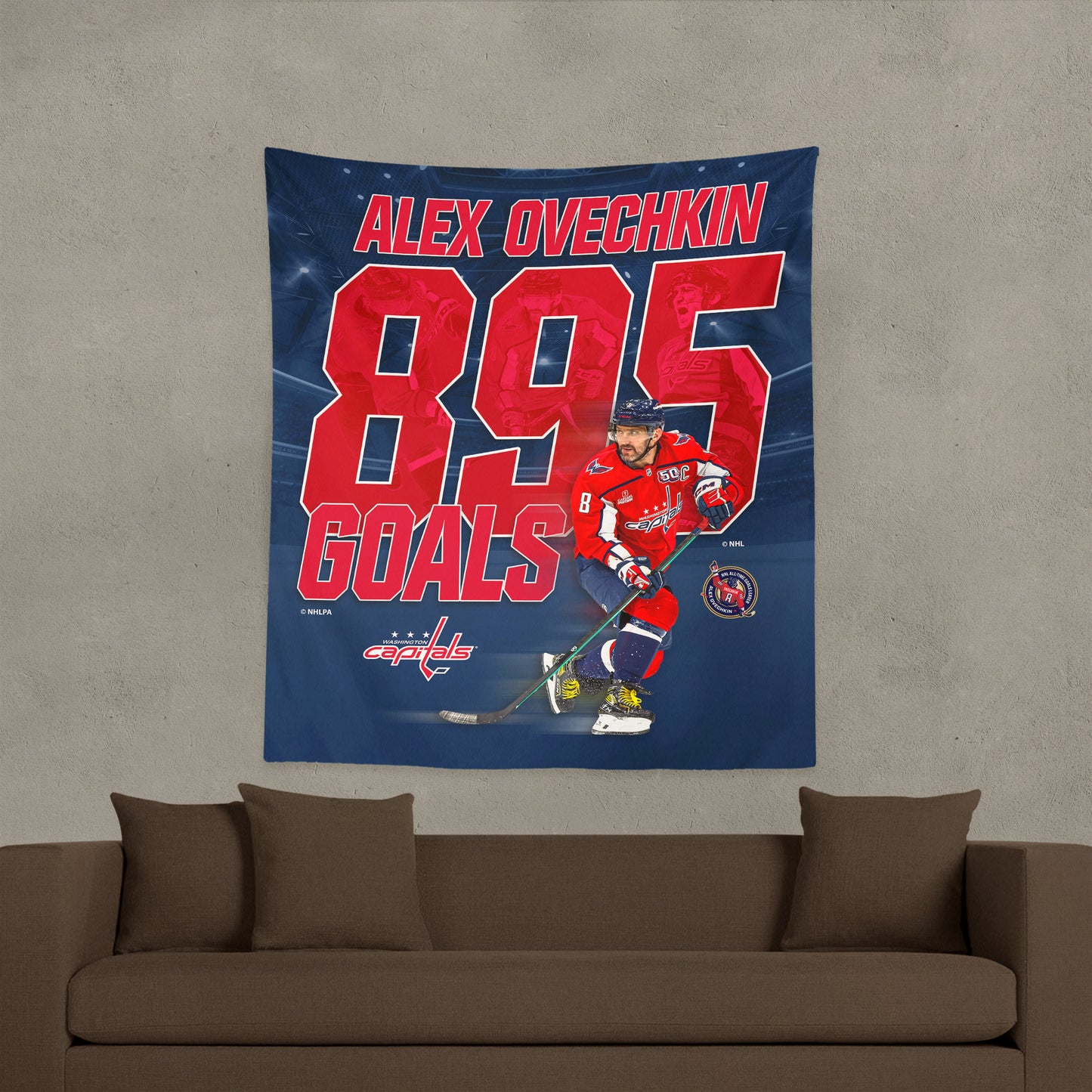 Washington Capitals Alex Ovechkin 895 GOALS Banner