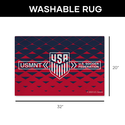 US Soccer washable rug dimensions