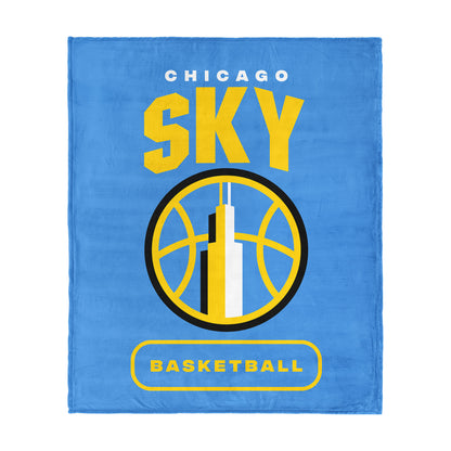 Chicago Sky official silk touch throw blanket