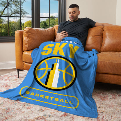 Chicago Sky official silk touch throw blanket Lifestyle