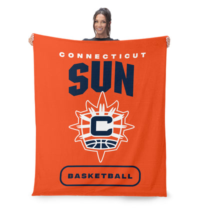 Connecticut Sun large silk touch throw blanket