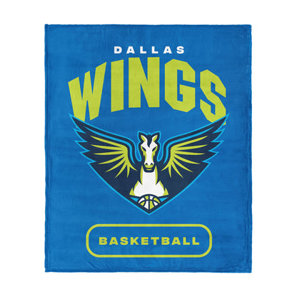 Dallas Wings official silk touch throw blanket