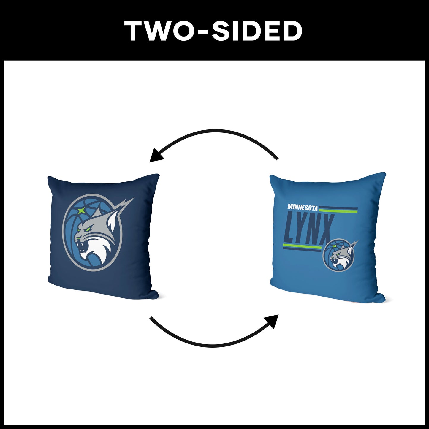 Minnesota Lynx double sided Throw Pillow
