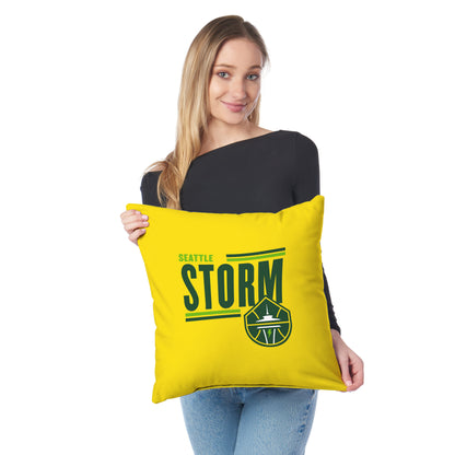 Seattle Storm WNBA Throw Pillow Lifestyle
