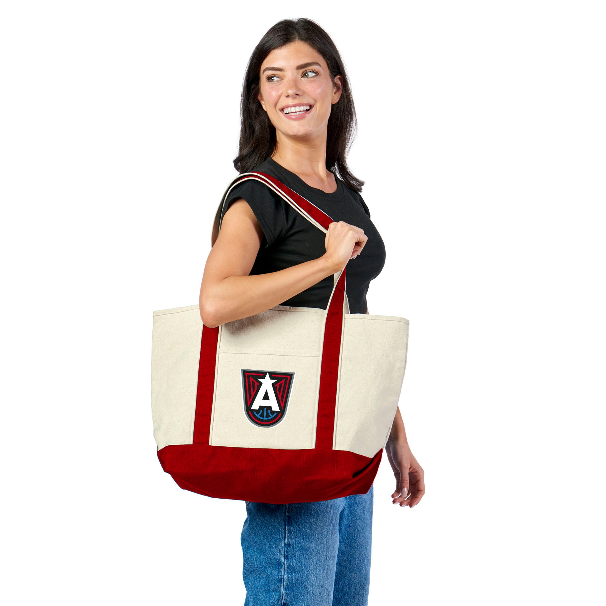 Atlanta Dream Canvas Tote Lifestyle