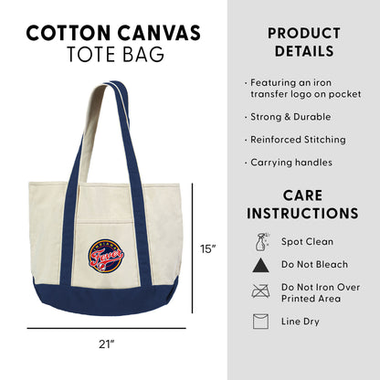 Indiana Fever Logo Canvas Tote Dimensions