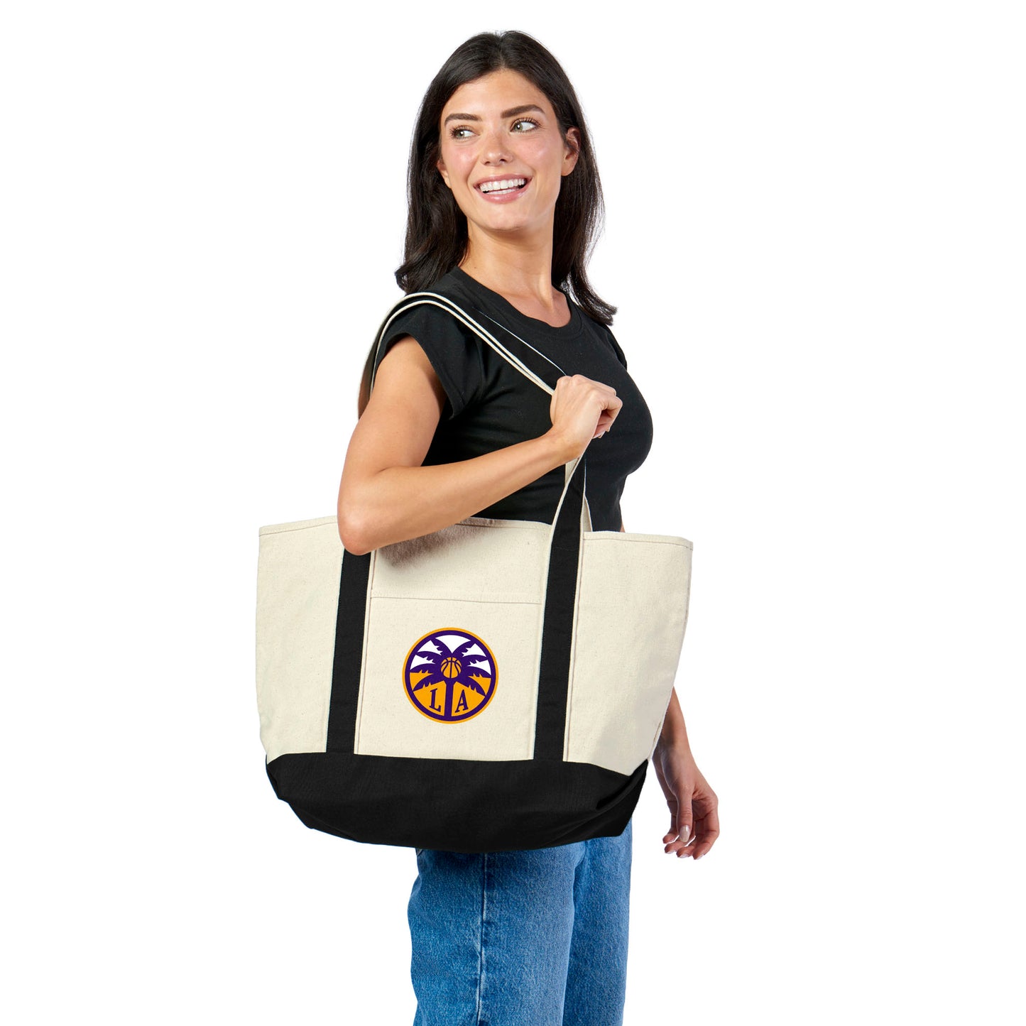Los Angeles Sparks Canvas Tote Lifestyle