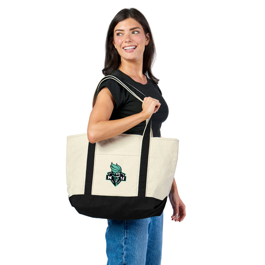 New York Liberty Canvas Tote Lifestyle